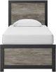 Signature Design by Ashley® Broachmyn 3-Piece Black/Gray Twin Panel Bedroom Set-3