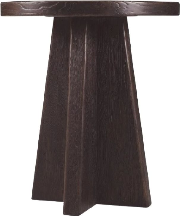 Hooker® Furniture Driftwood Burnt Timber Round End Table-0