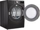 LG 7.8 Cu. Ft. Black Steel Ventless Electric Dryer with Dual Inverter HeatPump™ Technology and Wi-Fi Connectivity-3