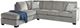 Signature Design by Ashley® Altari 2-Piece Alloy Left-Arm Facing Chaise Sectional-0
