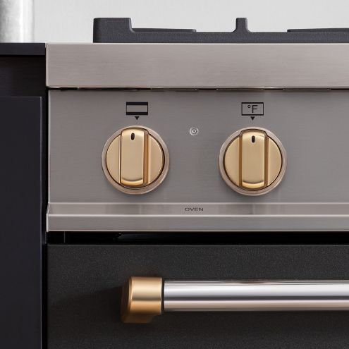 Bertazzoni Satin Gold 11 knobs Induction