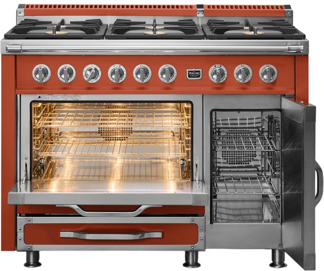 Viking® Tuscany 48" Spiced Cider Pro Style Dual Fuel Range-1