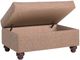 Smith Brothers Customizable 900 Storage Ottoman with Turned Leg-1