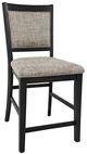Jofran Inc. Altamonte 7-Piece Brushed Gray/Dark Charcoal Square Dining Set-2