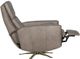 Fairfield® Customizable Loft Manual Swivel Recliner with Bright Brass Five Prong Base-1