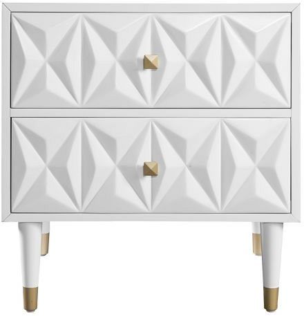 Linon Geo White Nightstand-3