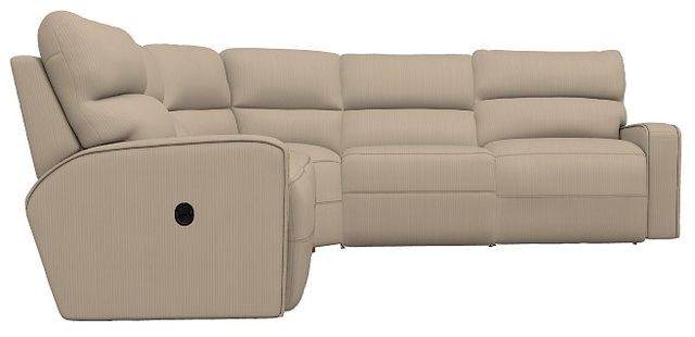 La-Z-Boy® Maddox 5-Piece Driftwood Curve Manual Reclining Sectional-1