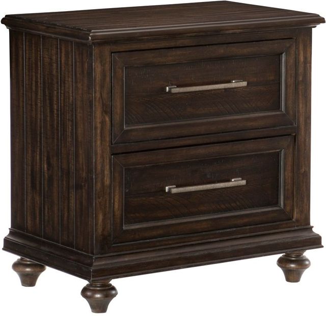 Mazin Furniture Cardano Driftwood Charcoal Nightstand-1