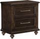 Mazin Furniture Cardano Driftwood Charcoal Nightstand-1