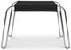 Moe's Home Collection Petra Black Leather Stool-1