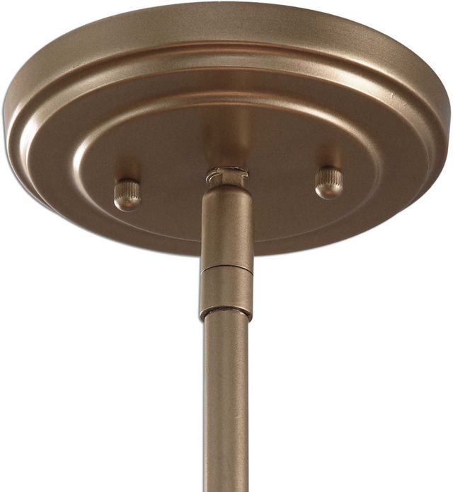 Uttermost Tillie Textured Gold 3 Light Pendant-1