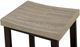Furniture of America® Vilvoorde 5-Piece Black/Gray Counter Dining Table Set-2