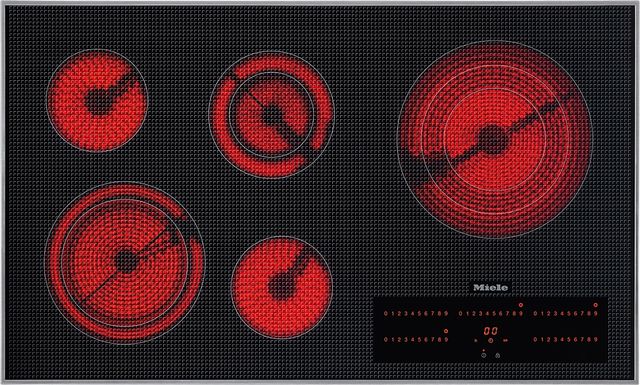 Miele 36" Stainless Steel Electric Cooktop Frame