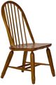 Liberty Furniture Treasures Rustic Oak Bow Back Side Chair-2