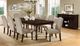 Furniture of America® Hurdsfield 2-Piece Antique Cherry/Beige Dining Side Chair Set-1