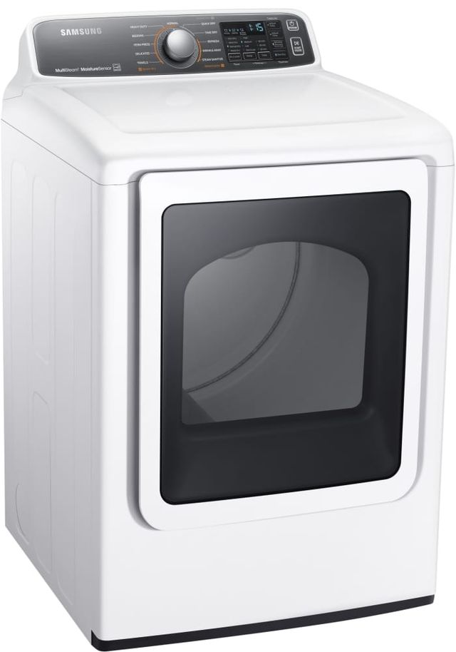 Samsung 7.4 Cu. Ft. White Front Load Gas Dryer-1