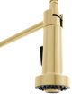 ZLINE Autograph Edition Apollo Polished Gold Pull Down Spring Single Handle Kitchen Faucet-2
