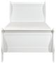 Homelegance® Mayville White Twin Sleigh Bed-2