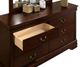 Furniture of America® Louis Philippe Dark Cherry Dresser-2