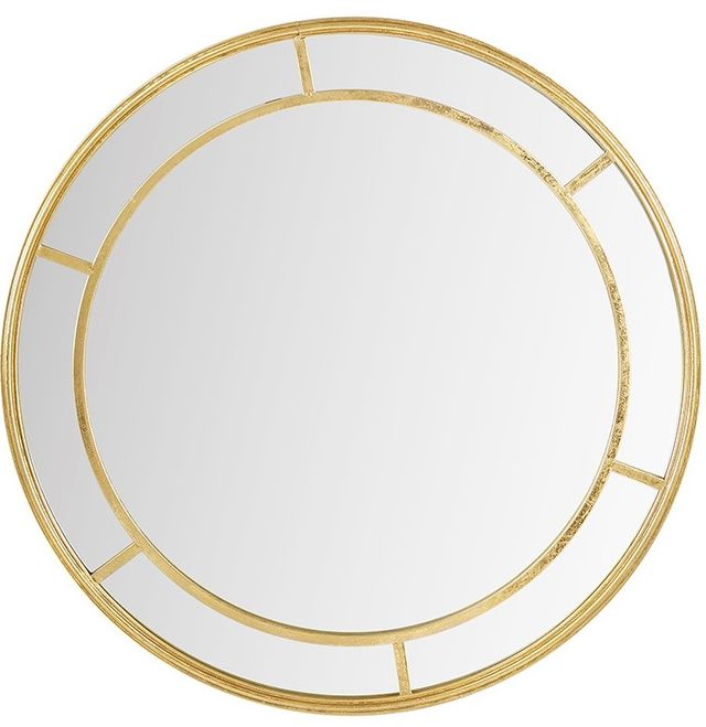 Olliix by Martha Stewart Katonah Gold Framed Decor Wall Mirror-0