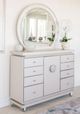Michael Amini® Glimmering Heights Ivory Dresser with Mirror-1