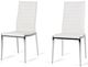 VIG Furniture Libby 2-Piece White Leatherette Dining Chairs Set-3