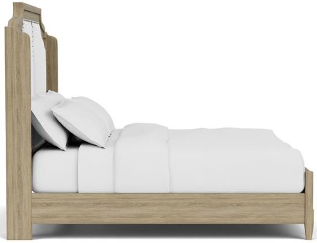 Riverside Furniture Amelia Nutmeg/White Upholstered Queen Bed-2