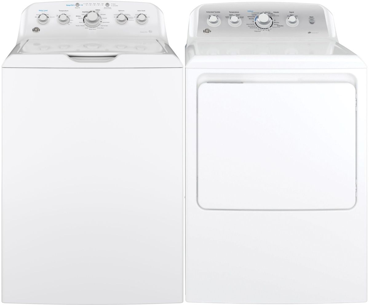 GE® White Laundry Pair