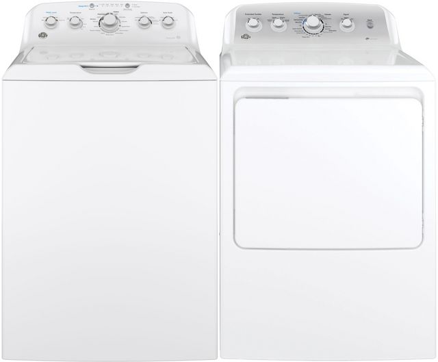 GE® White Laundry Pair-0