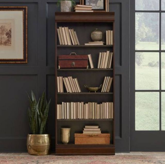 Liberty Furniture Brayton Manor Cognac Jr Executive 72" Bookcase-7