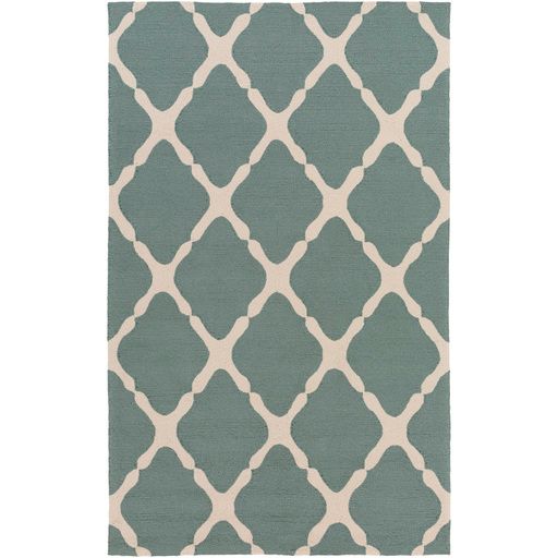 Surya Rain Teal 3'x5' Area Rug-0