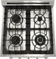Unique® Appliances Classic Retro 24" Matte Black Slide-In Propane Gas Range-4