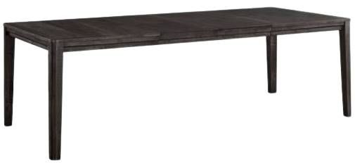 Bassett® Furniture BenchMade Origins Dandridge Carbon Rectangle Dining Table with Two Leaf-0