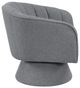 Homelegance® Eve Dark Gray Swivel Chair-3