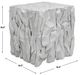 Uttermost® Teak Root White Bunching Cube Ottoman-2