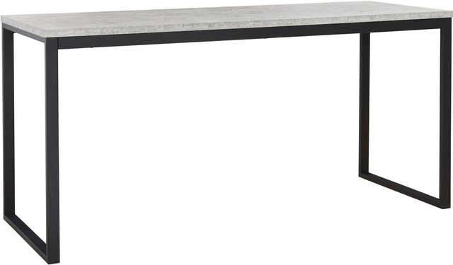 Signature Design by Ashley® Lazabon 2-Piece Black/Gray Home Office Desk and Storage Set-1