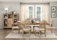 Homelegance® Weatherford Gray/Wheat Upholstered Dining Side Chair-1