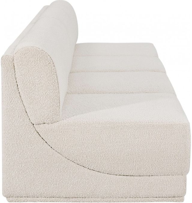 Meridian Furniture Ollie 4-Piece Cream Armless Modular Sofa Sectional-2