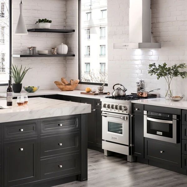 ZLINE 24" Brushed Stainless Steel Wall Mounted Range Hood-1
