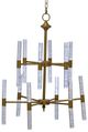 A & B Home Idony Chrome/Gold Chandelier-1