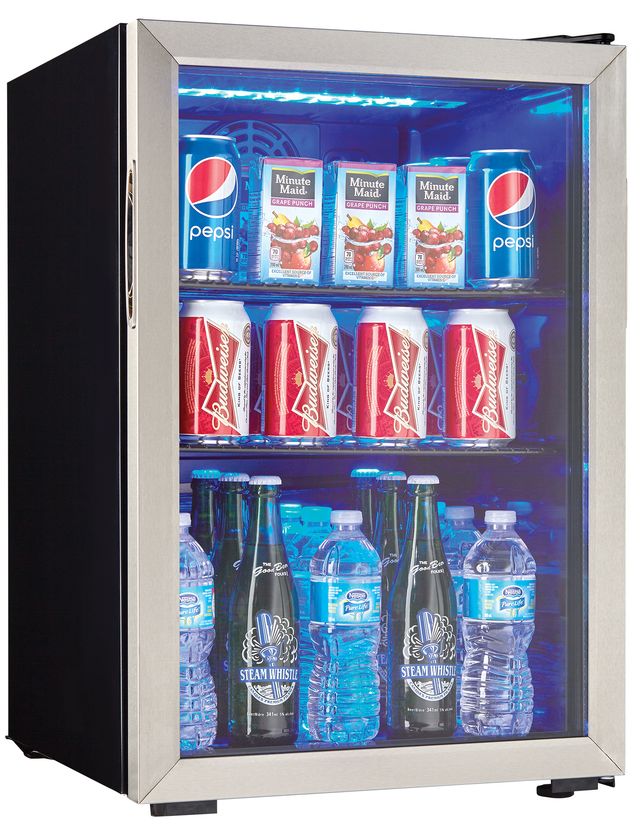 Danby® 18" 2.6 Cu. Ft. Stainless Steel Freestanding Beverage Center-2