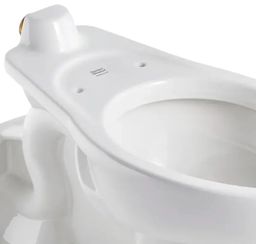 American Standard Priolo White Chair Height Back Spud Back Outlet Elongated EverClean® Bowl 1.1 – 1.6 gpf (4.2 – 6.0 Lpf)-1