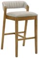 Armen Living Landyn Amber Glow/Slip Gray Bar Stool-0