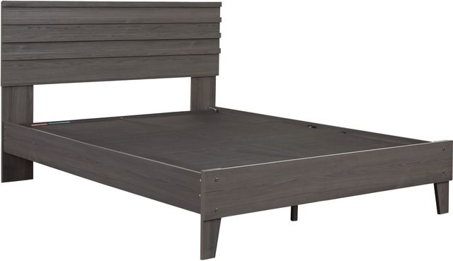 Signature Design by Ashley® Brymont Dark Gray Queen Panel Headboard-2