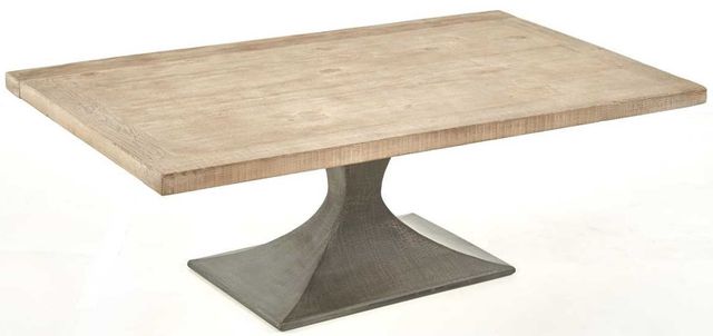 Nest Home Collections Makenzie Iron/Light Grey Coffee Table-0