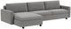 EQ3 Customizable Reva 2-Piece Left-Arm Facing Storage Sofa Sectional and Chaise with Narrow Arm-0