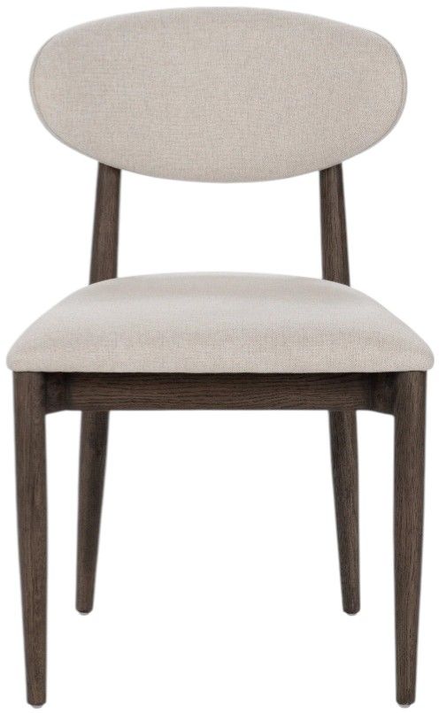 Classic Home Tiber 2-Piece Toasted Brown Upholstered Dining Chair Set-4