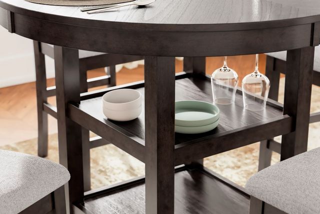 Signature Design by Ashley® Langwest 5-Piece Cherry Brown Counter Dining Set-2