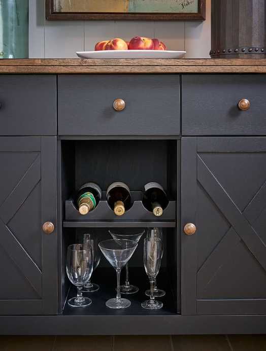 A-America® Stormy Ridge Dining Chicory/Slate Black Server-3
