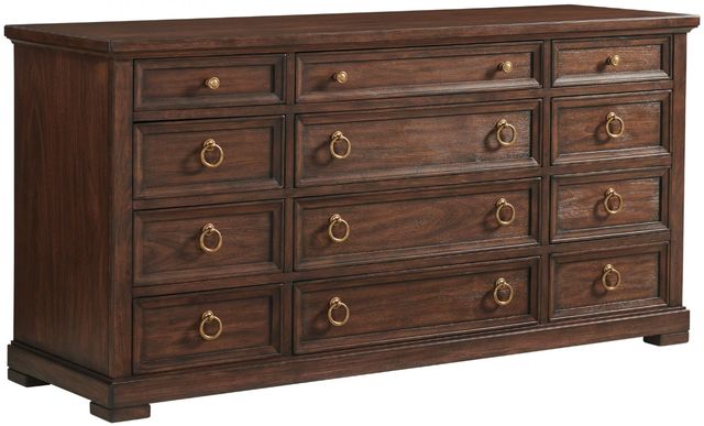 Lexington Home Silverado Sereno Walnut Triple Dresser-0